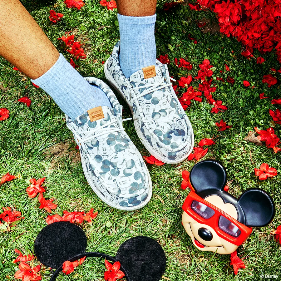 Disney Mickey Mouse Print Wally - Grey/Multi sold by Hey Dude product image thumbnail 2