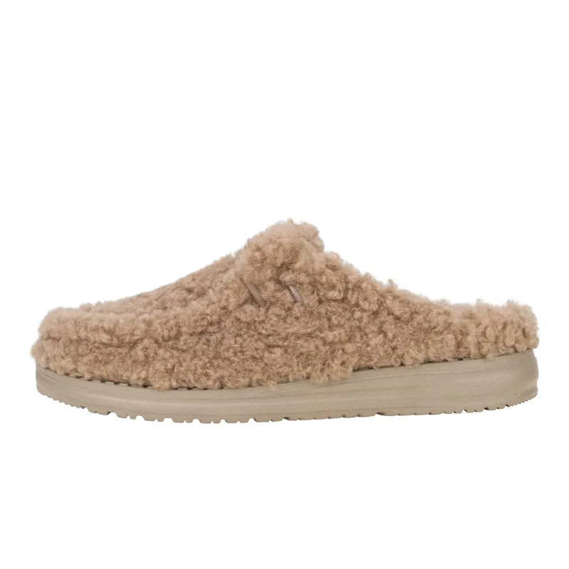 Wendy Slipper - Cozy Timber Wolf sold by Hey Dude