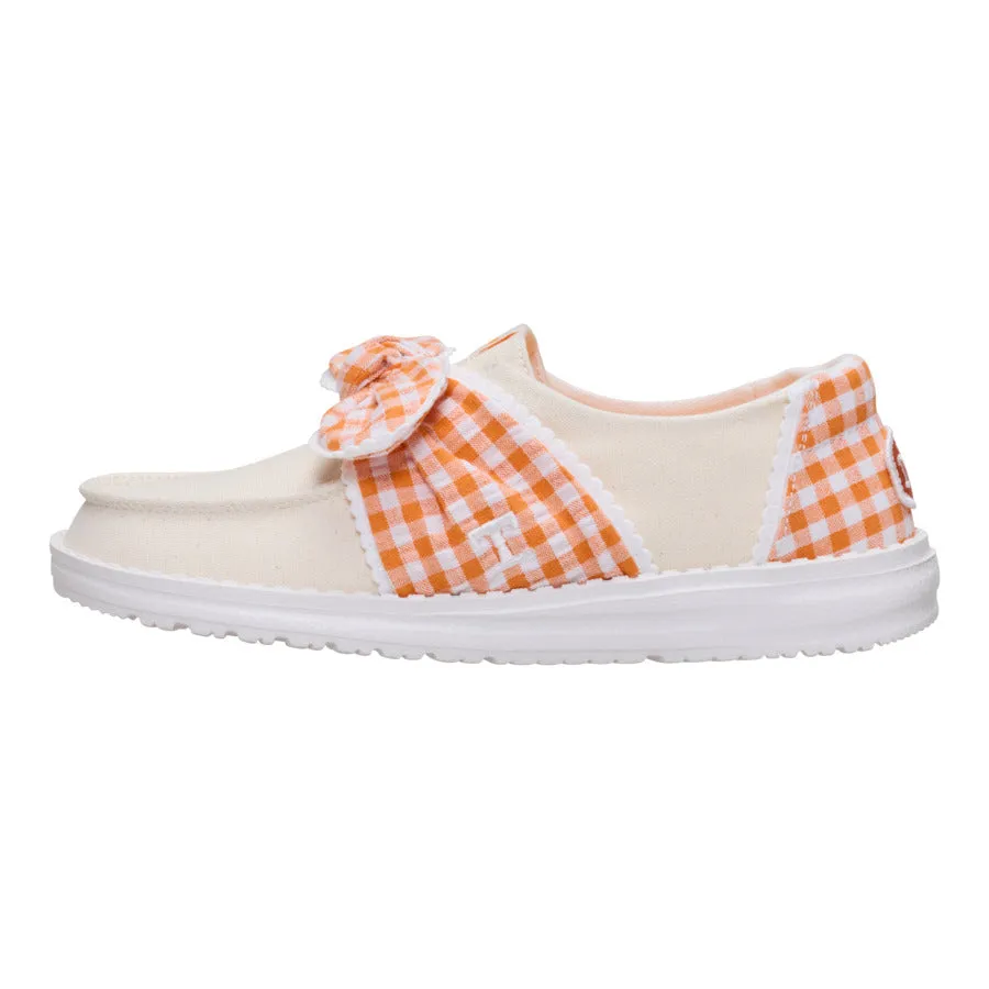Wendy Bow Tennessee Vols - White/Orangesicle sold by Hey Dude