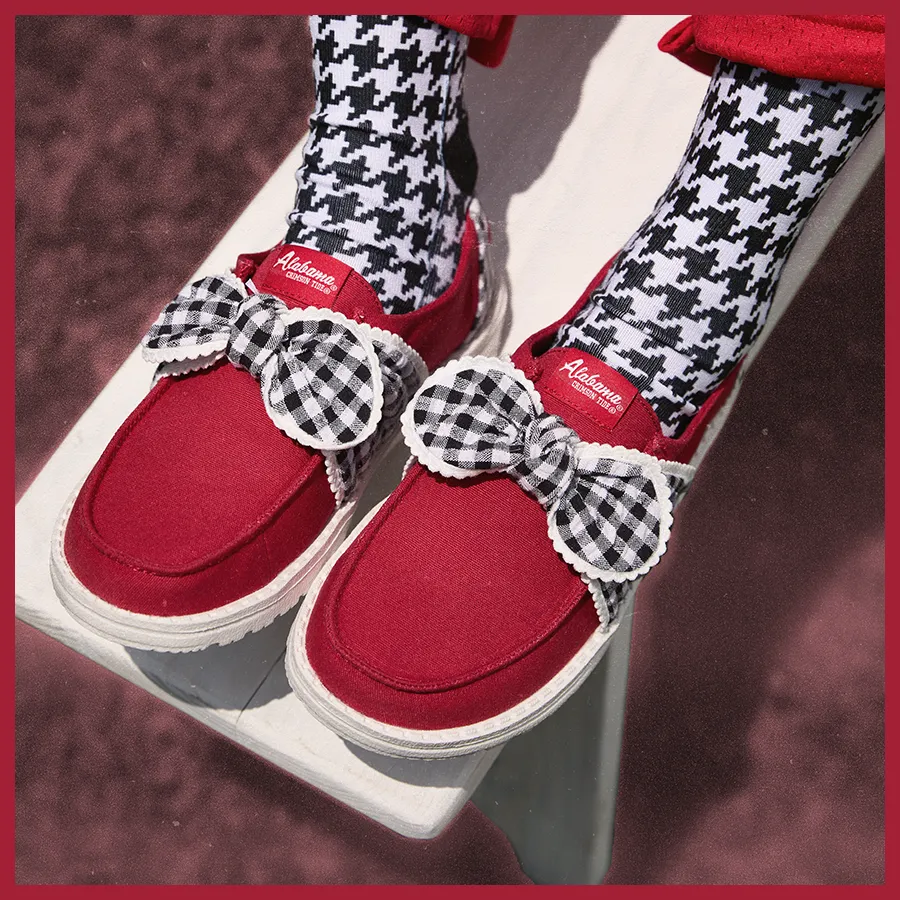 Wendy Bow Alabama Crimson Tide - Crimson/White sold by Hey Dude product image thumbnail 2