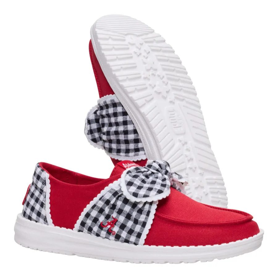 Wendy Bow Alabama Crimson Tide - Crimson/White sold by Hey Dude product image thumbnail 4