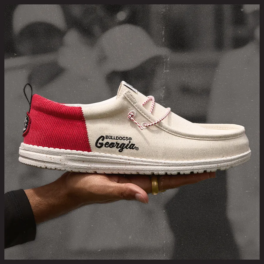 Wally Funk Georgia Bulldogs - Varsity Red/Chalk sold by Hey Dude product image thumbnail 2