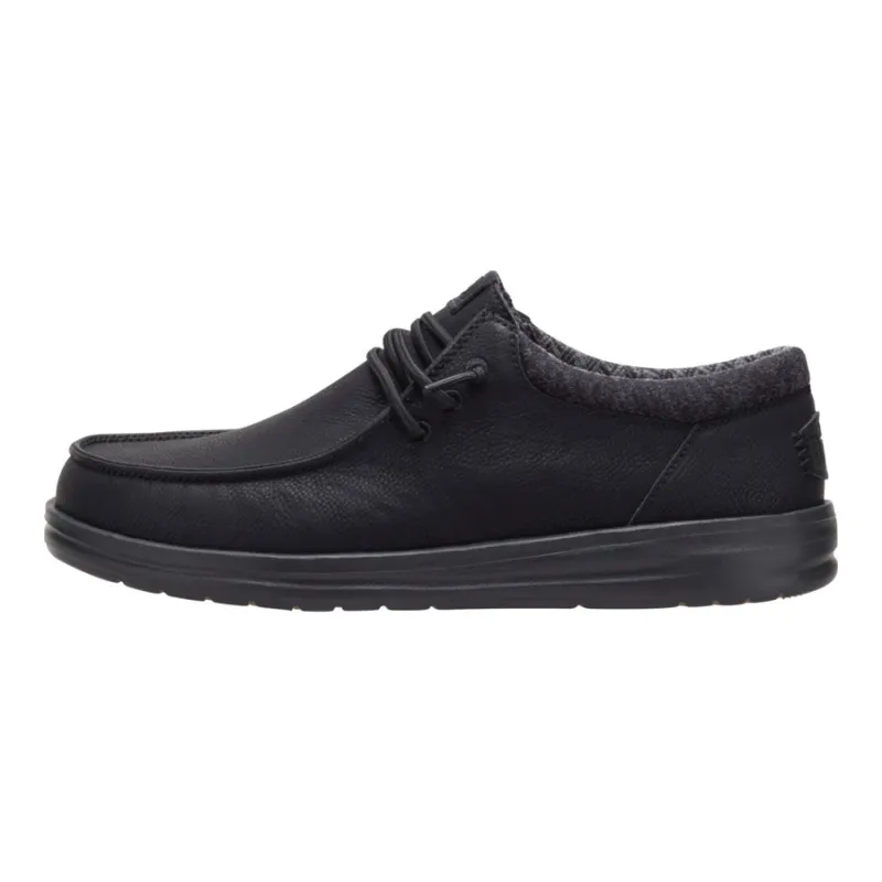 Paul - Black/Black sold by Hey Dude