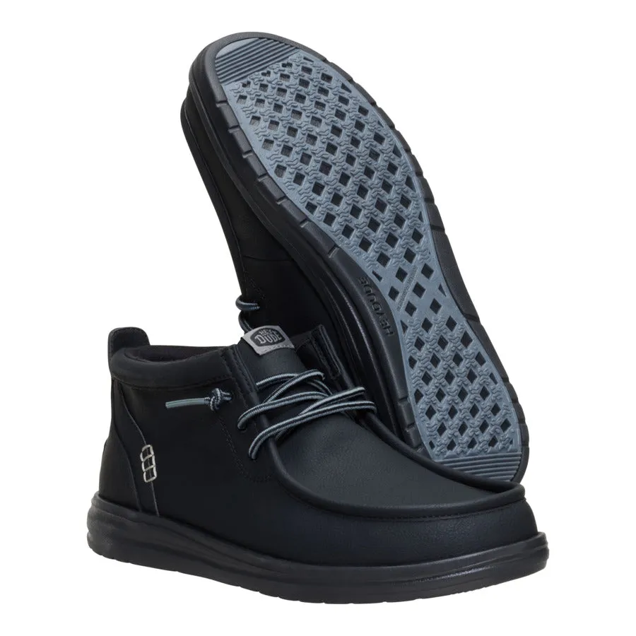 Wally Mid Gripr Classic - Black/Black sold by Hey Dude product image thumbnail 3