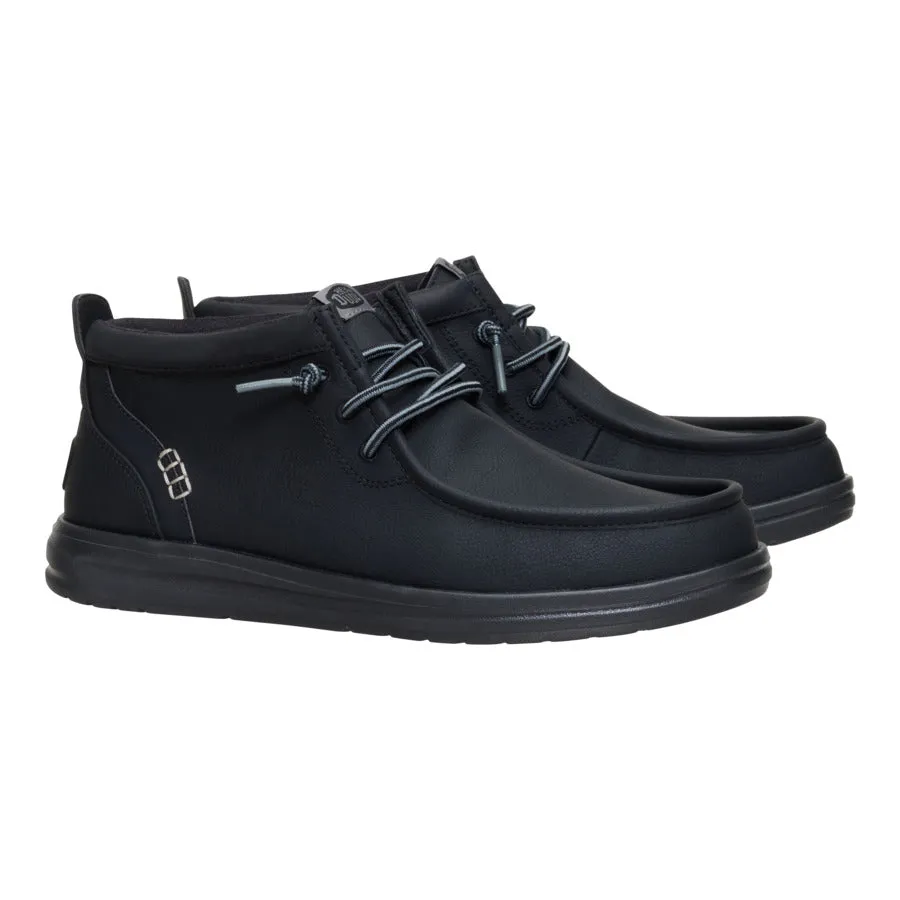 Wally Mid Gripr Classic - Black/Black sold by Hey Dude product image thumbnail 2