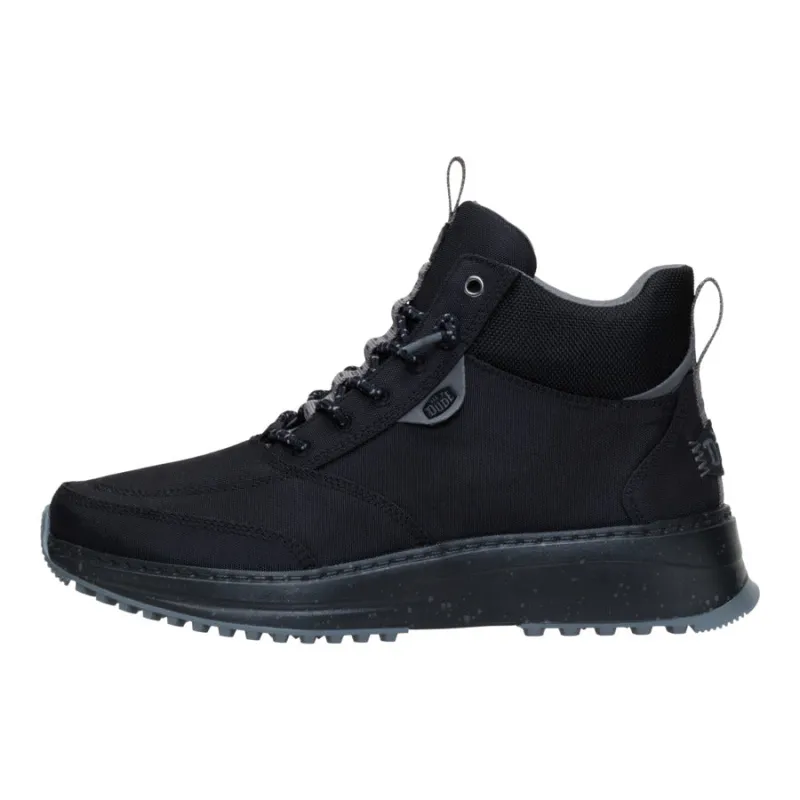Tahoe Nylon - Black/Granite Grey sold by Hey Dude