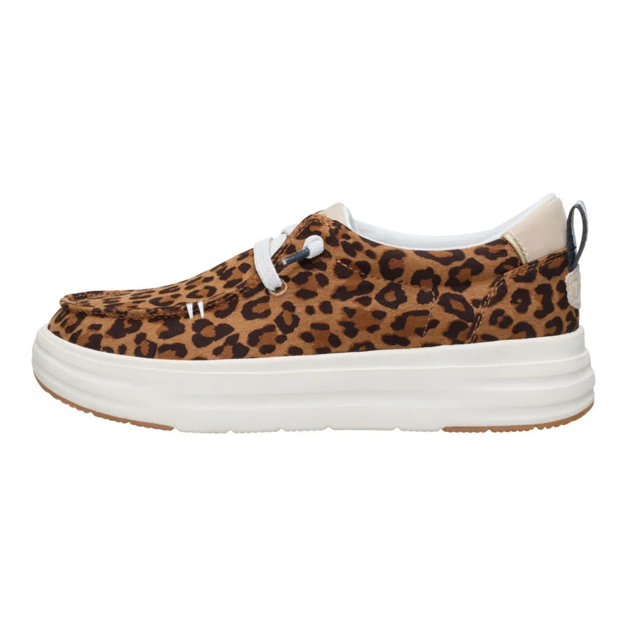 Wendy Nova Classic - Tan/Leopard sold by Hey Dude