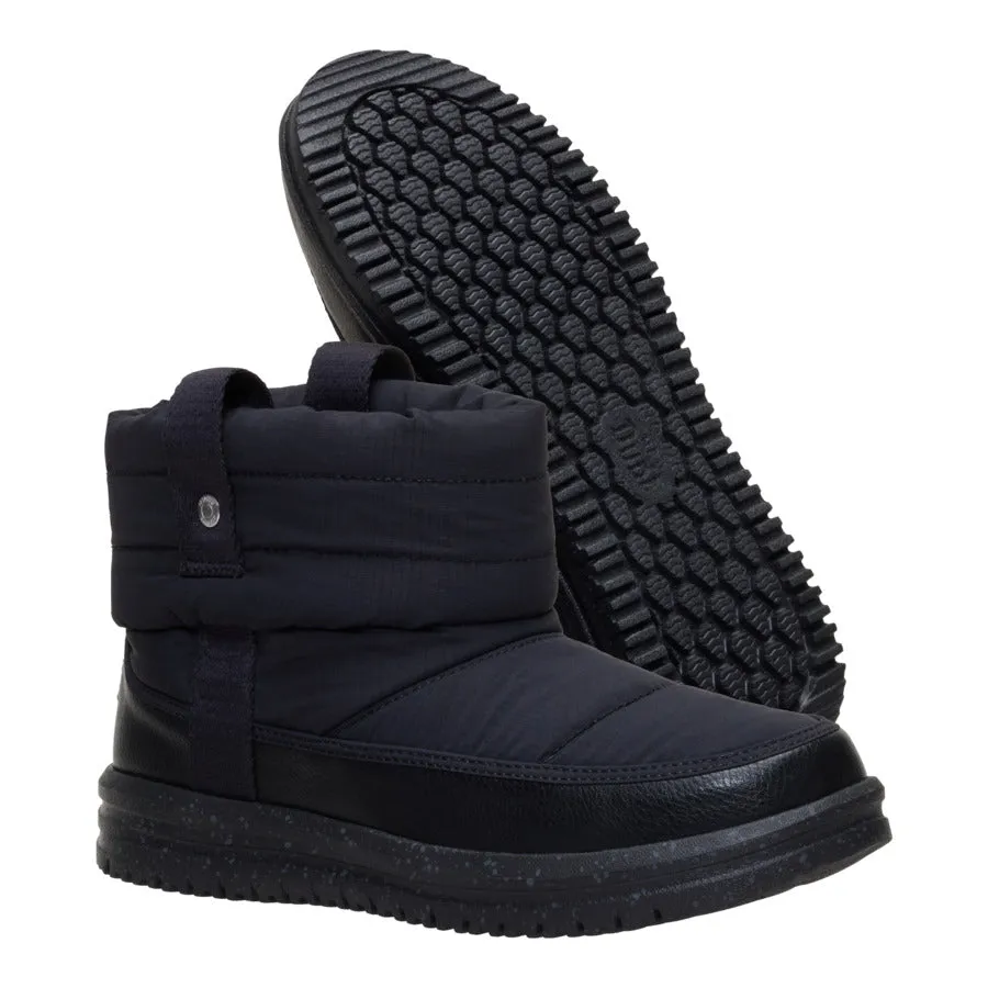 Camden Cuff Nylon Quilt - Black/Black sold by Hey Dude product image thumbnail 3
