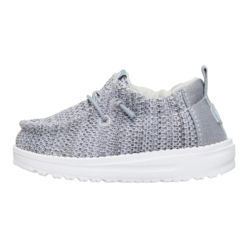 LilDude Slip On Core - Grey/White sold by Hey Dude