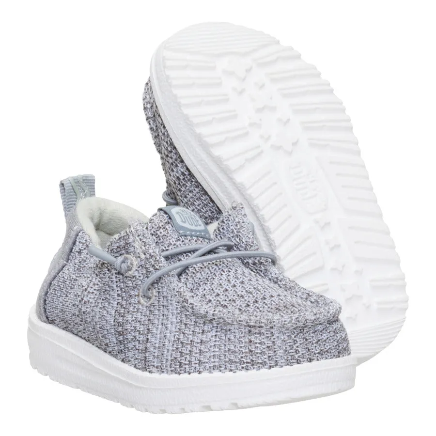 LilDude Slip On Core - Grey/White sold by Hey Dude product image thumbnail 3