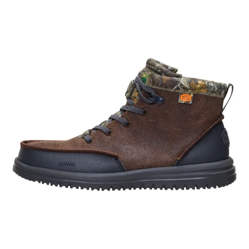 Bradley Realtree Edge Suede - Mole Brown/Camo sold by Hey Dude