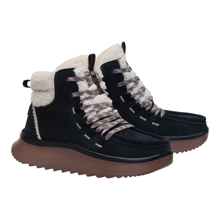 Wendy Peak Apres Suede Cozy Stitch - Black/Tan sold by Hey Dude product image thumbnail 2