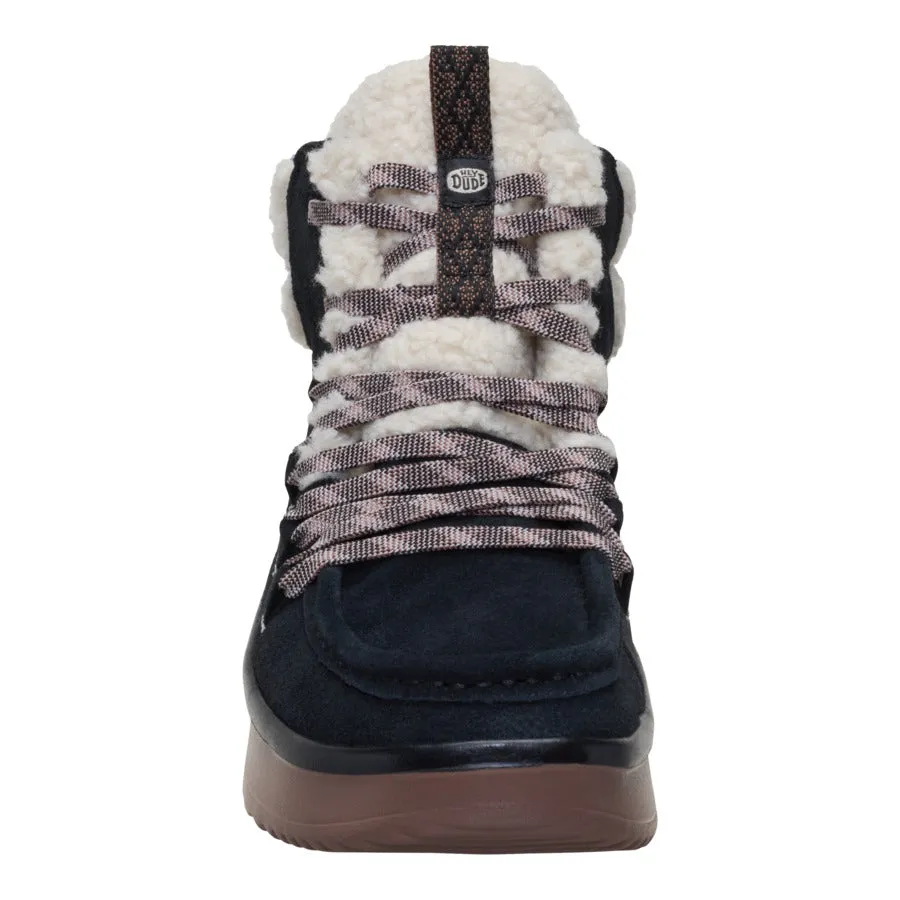 Wendy Peak Apres Suede Cozy Stitch - Black/Tan sold by Hey Dude product image thumbnail 4