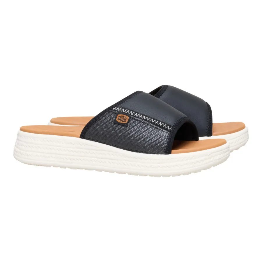 Tide Espadrille Slide - Black/Egret sold by Hey Dude product image thumbnail 2