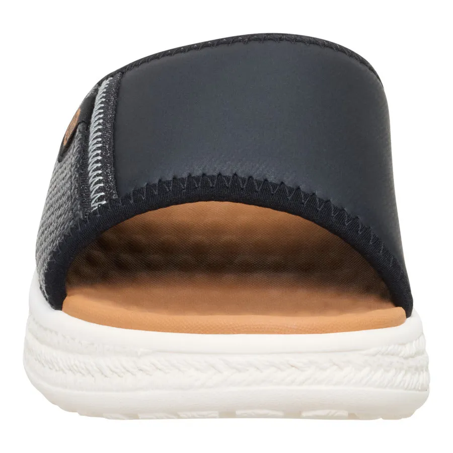 Tide Espadrille Slide - Black/Egret sold by Hey Dude product image thumbnail 4
