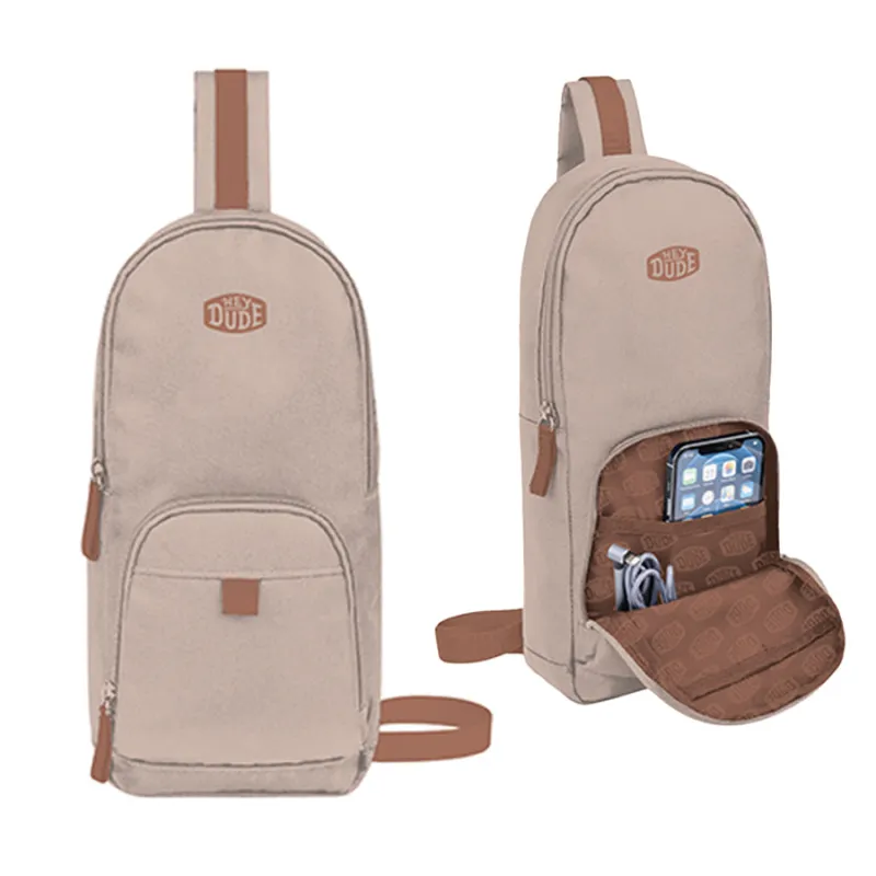 Crossbody Bag - Cream made by Hey Dude