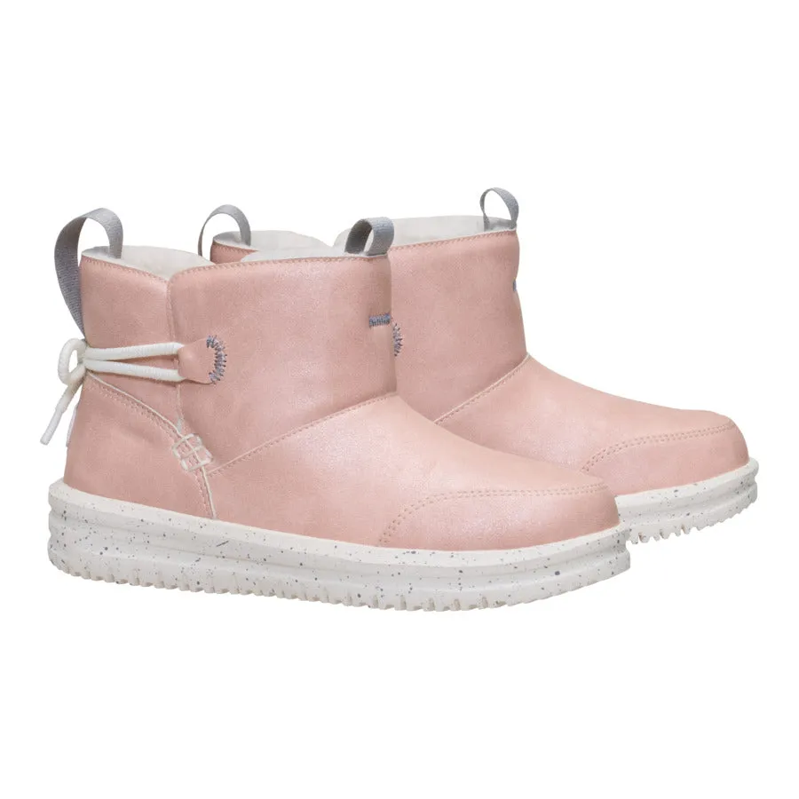Camden Bow Boot Youth Cozy - Sparkle Pink sold by Hey Dude product image thumbnail 2