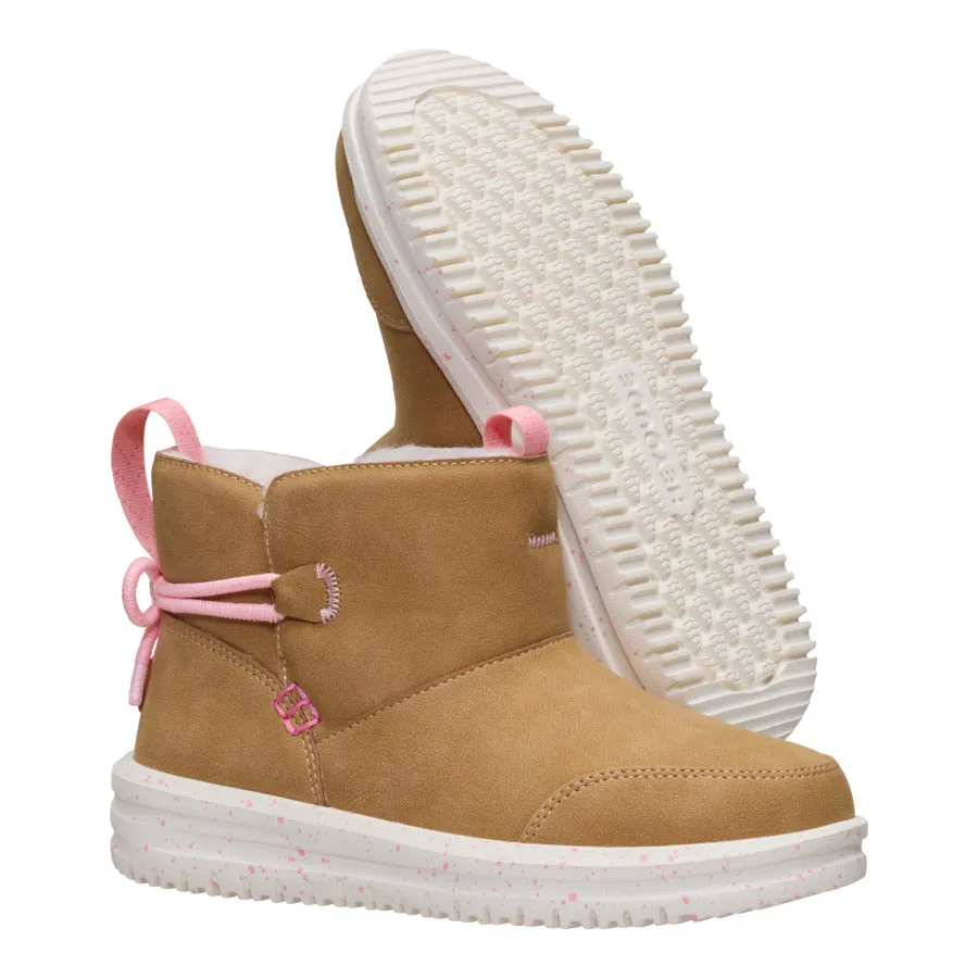 Camden Bow Boot Youth Cozy - Chestnut sold by Hey Dude product image thumbnail 3