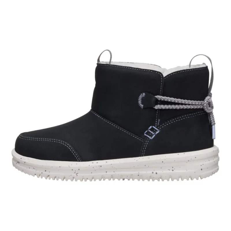 Camden Bow Boot Youth Cozy - Black sold by Hey Dude