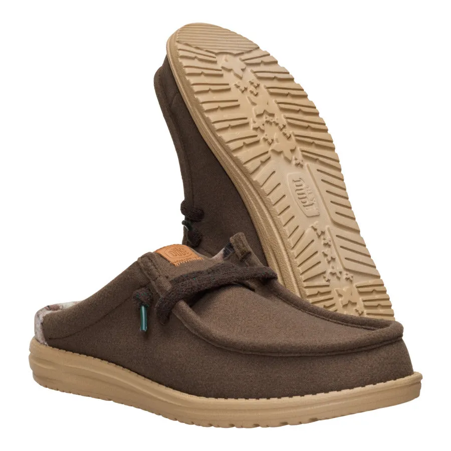 Wally Slip Cozy Plaid - Major Brown/Multi sold by Hey Dude product image thumbnail 3