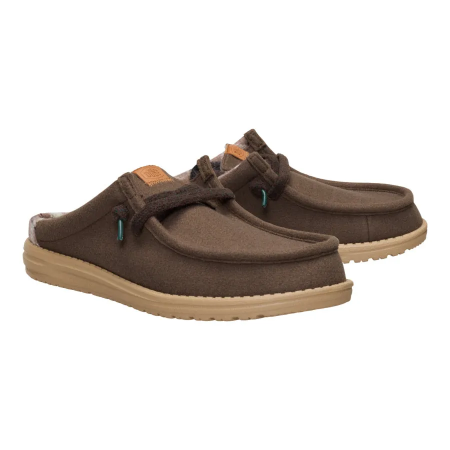 Wally Slip Cozy Plaid - Major Brown/Multi sold by Hey Dude product image thumbnail 2