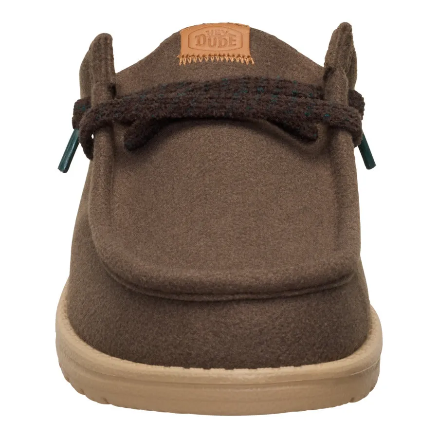 Wally Slip Cozy Plaid - Major Brown/Multi sold by Hey Dude product image thumbnail 4