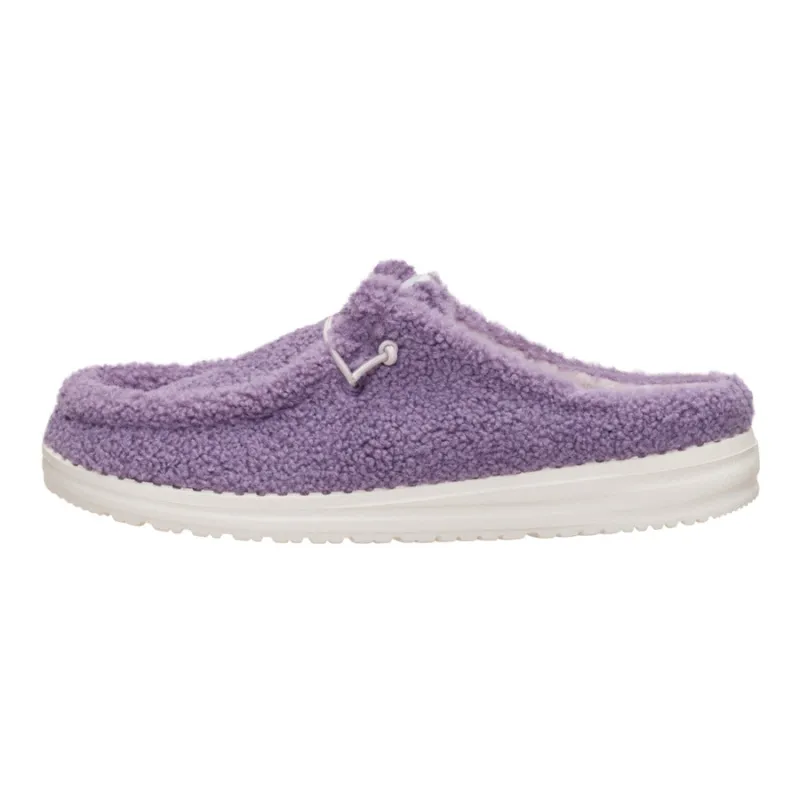 Wendy Slip Sherpa - Purple Ash sold by Hey Dude