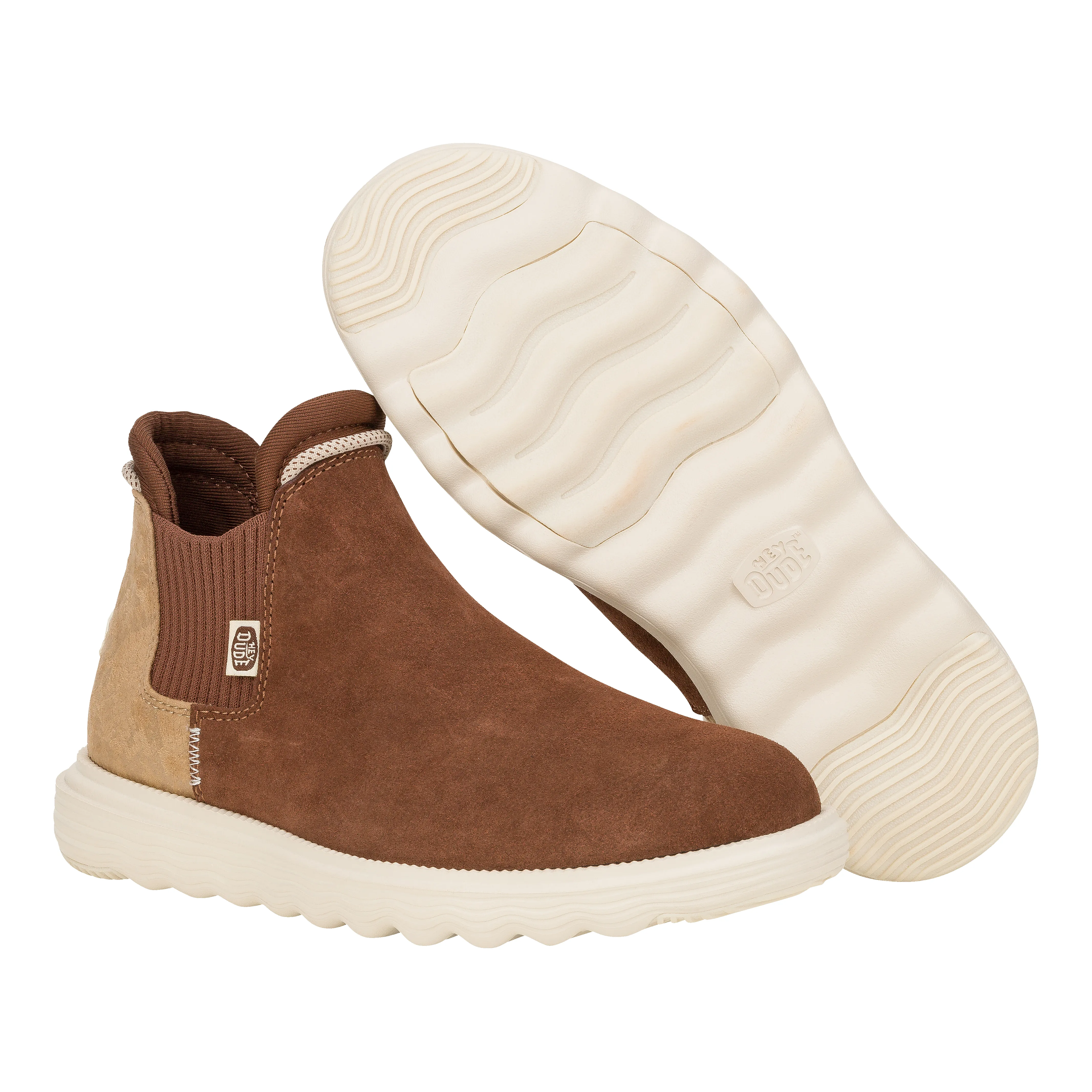 Branson Womens Suede Novelty - Brown/Snake sold by Hey Dude product image thumbnail 3