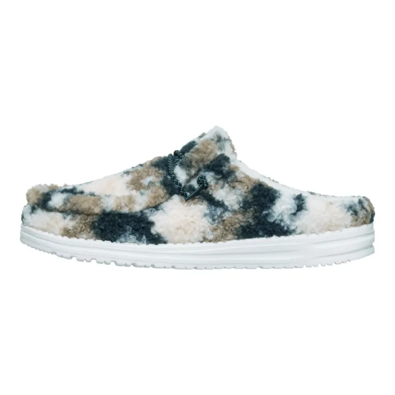Wally Slipper Cozy Camo - White/Camo sold by Hey Dude