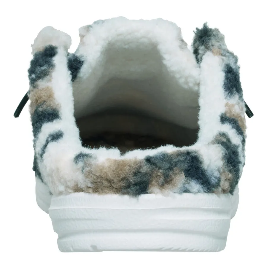 Wally Slipper Cozy Camo - White/Camo sold by Hey Dude product image thumbnail 5