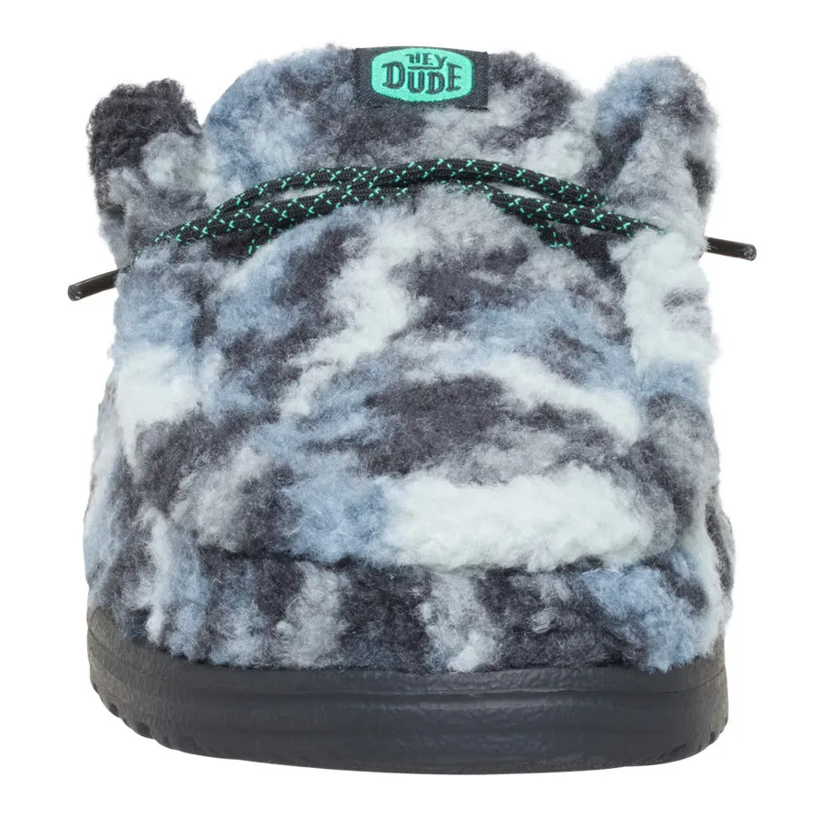Wally Slipper Cozy Camo - Stormy Blue/Camo sold by Hey Dude product image thumbnail 4
