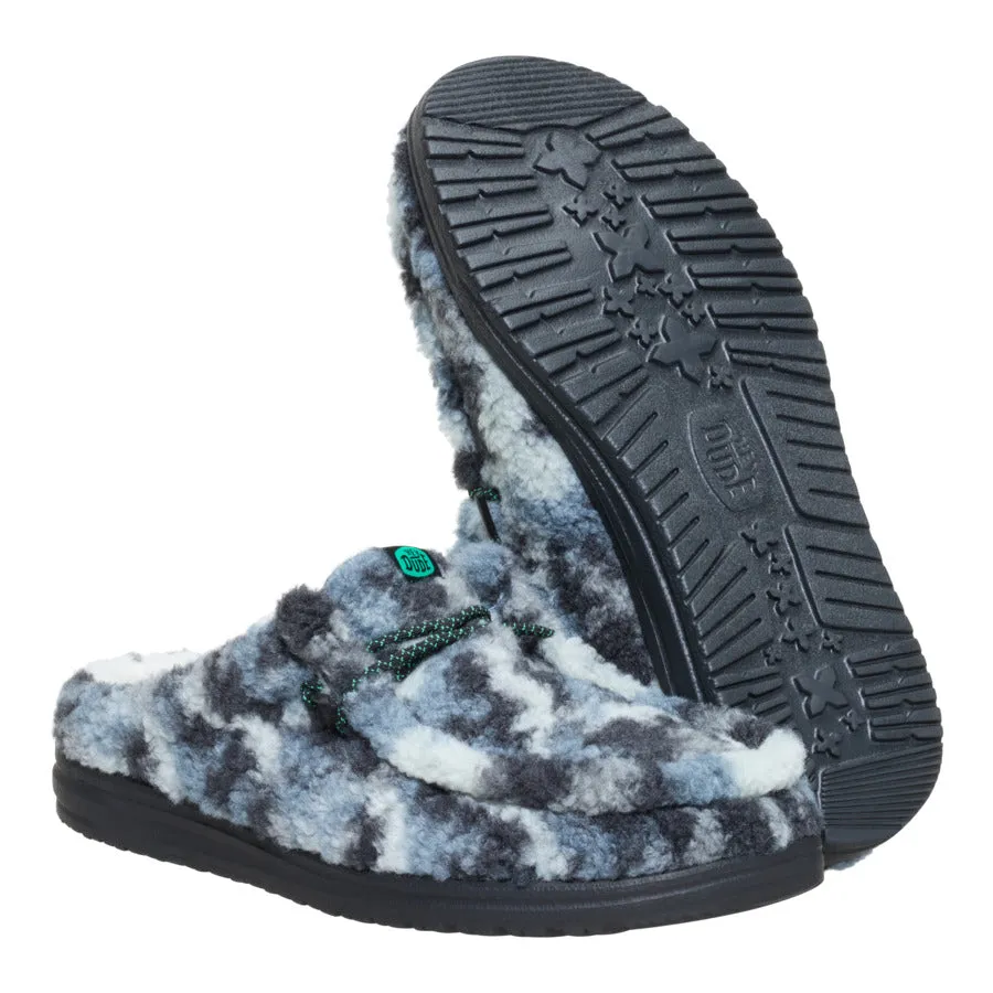 Wally Slipper Cozy Camo - Stormy Blue/Camo sold by Hey Dude product image thumbnail 3