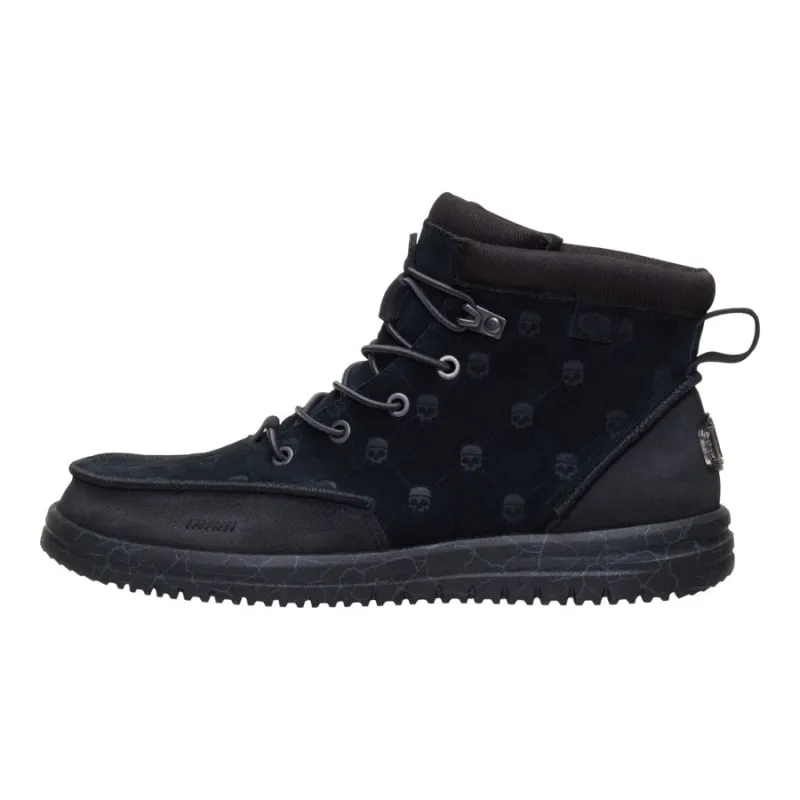 Jelly Roll Bradley Suede - Black/Black Oyster sold by Hey Dude
