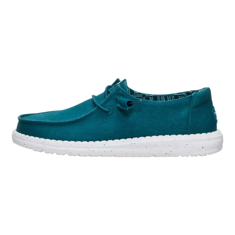 Wendy Stretch Canvas - Deep Teal sold by Hey Dude