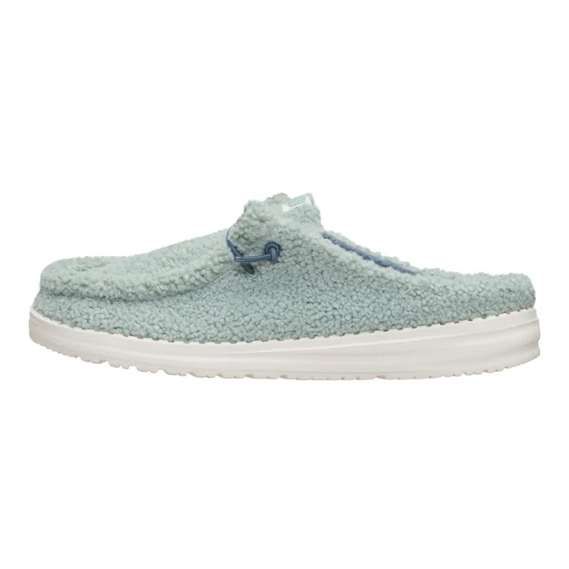 Wendy Slip Sherpa - Iceberg Green sold by Hey Dude