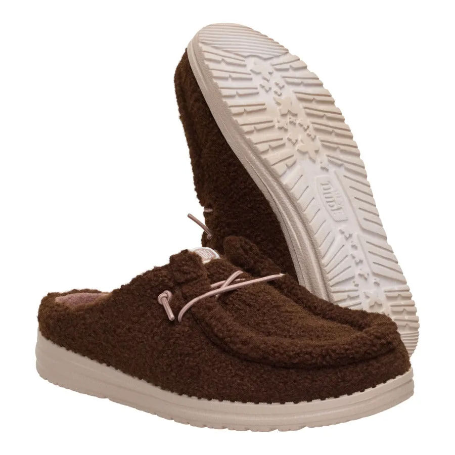 Wendy Slip Sherpa - Dark Brown sold by Hey Dude product image thumbnail 3