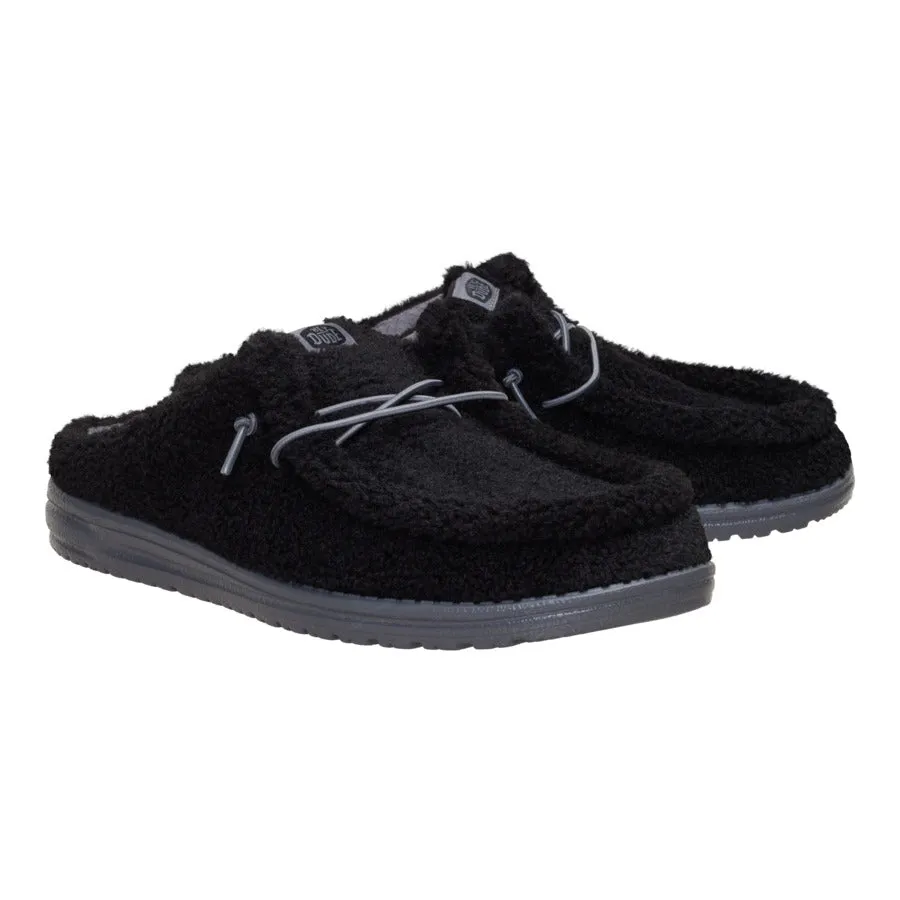Wally Slip Sherpa - Black sold by Hey Dude product image thumbnail 2