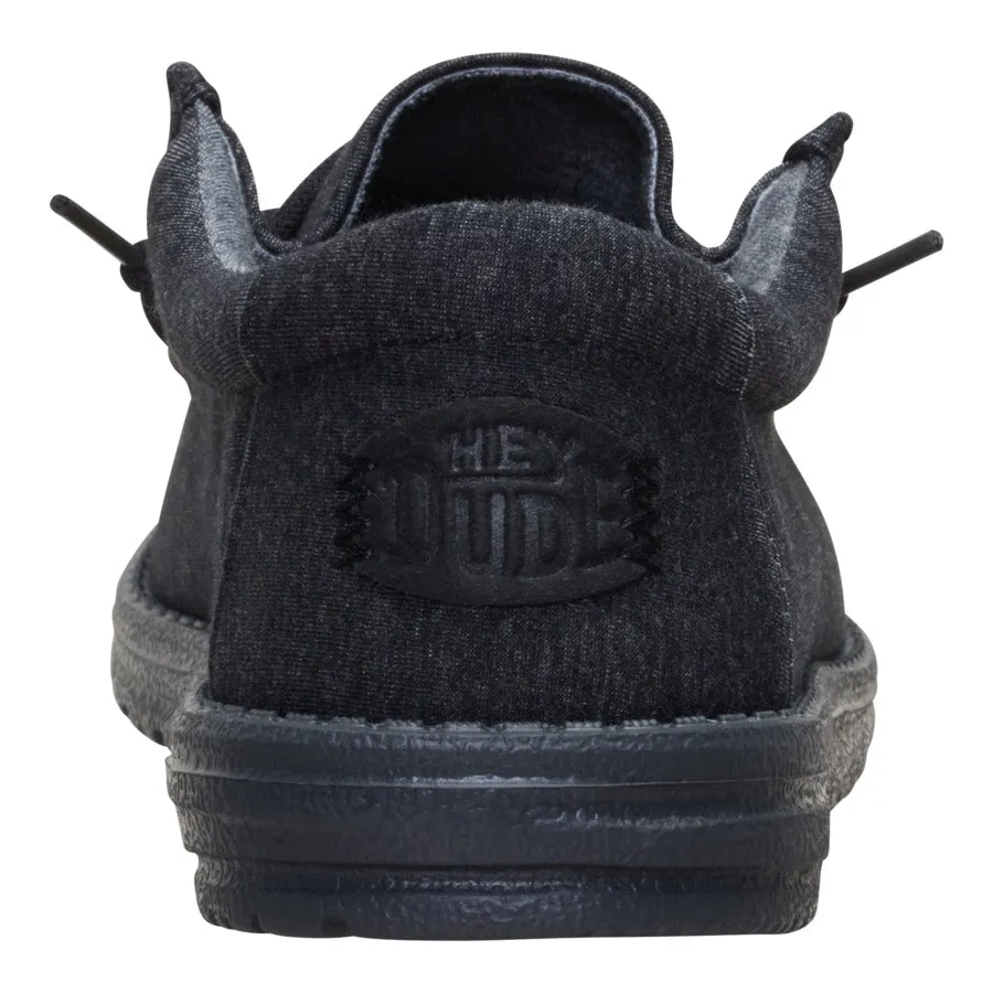 Wally Stretch Jersey Wide - Heather Black/Black sold by Hey Dude product image thumbnail 5