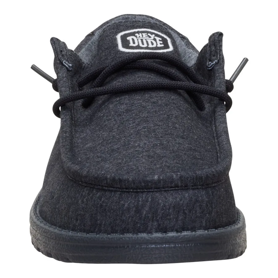 Wally Stretch Jersey Wide - Heather Black/Black sold by Hey Dude product image thumbnail 4