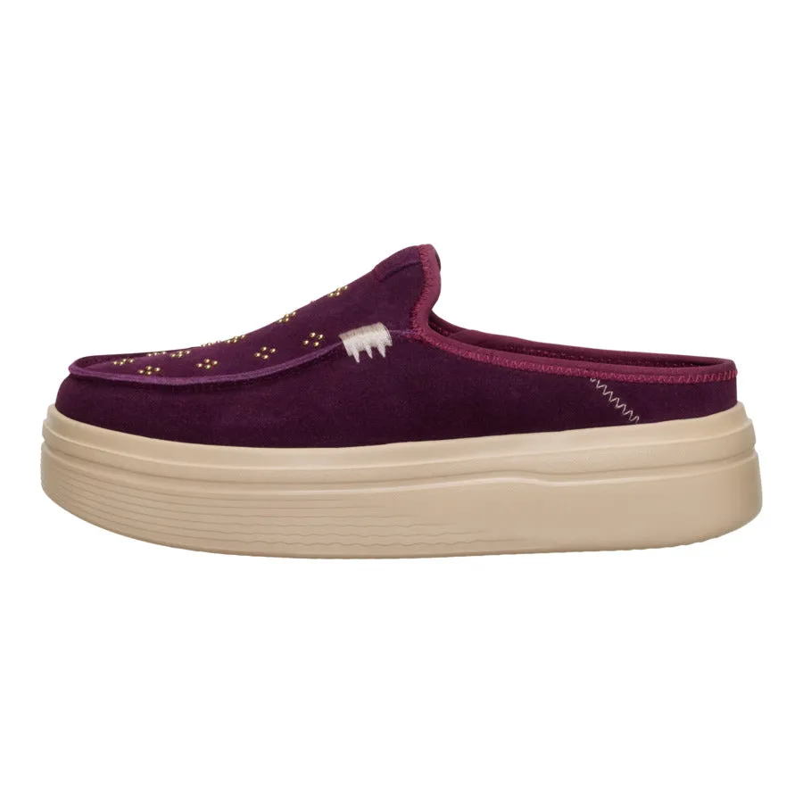 Austin Lift Suede Stud - Fig Purple sold by Hey Dude