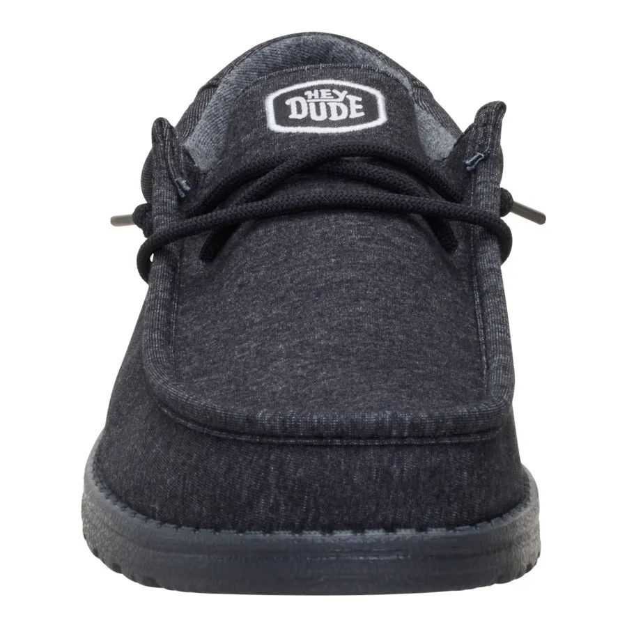 Wally Stretch Jersey - Heather Black/Black sold by Hey Dude product image thumbnail 4