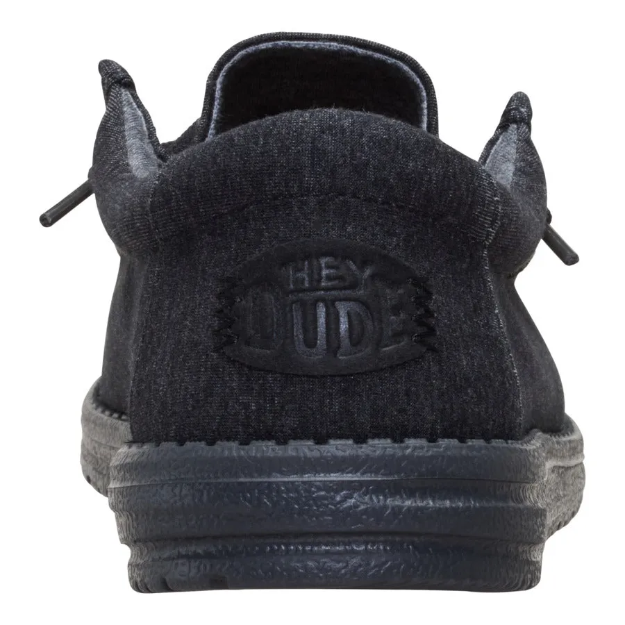 Wally Stretch Jersey - Heather Black/Black sold by Hey Dude product image thumbnail 5