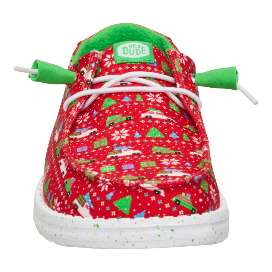 Wendy Holiday Sweater - Red/Green sold by Hey Dude product image thumbnail 4