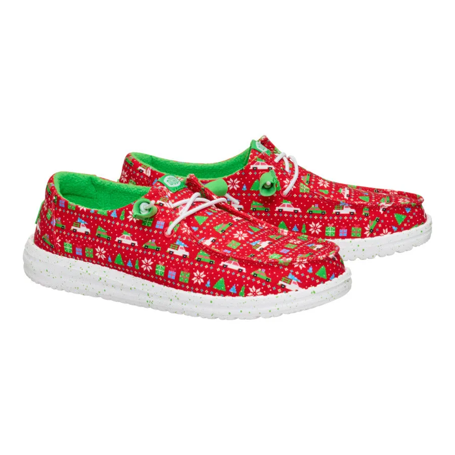 Wendy Holiday Sweater - Red/Green sold by Hey Dude product image thumbnail 2