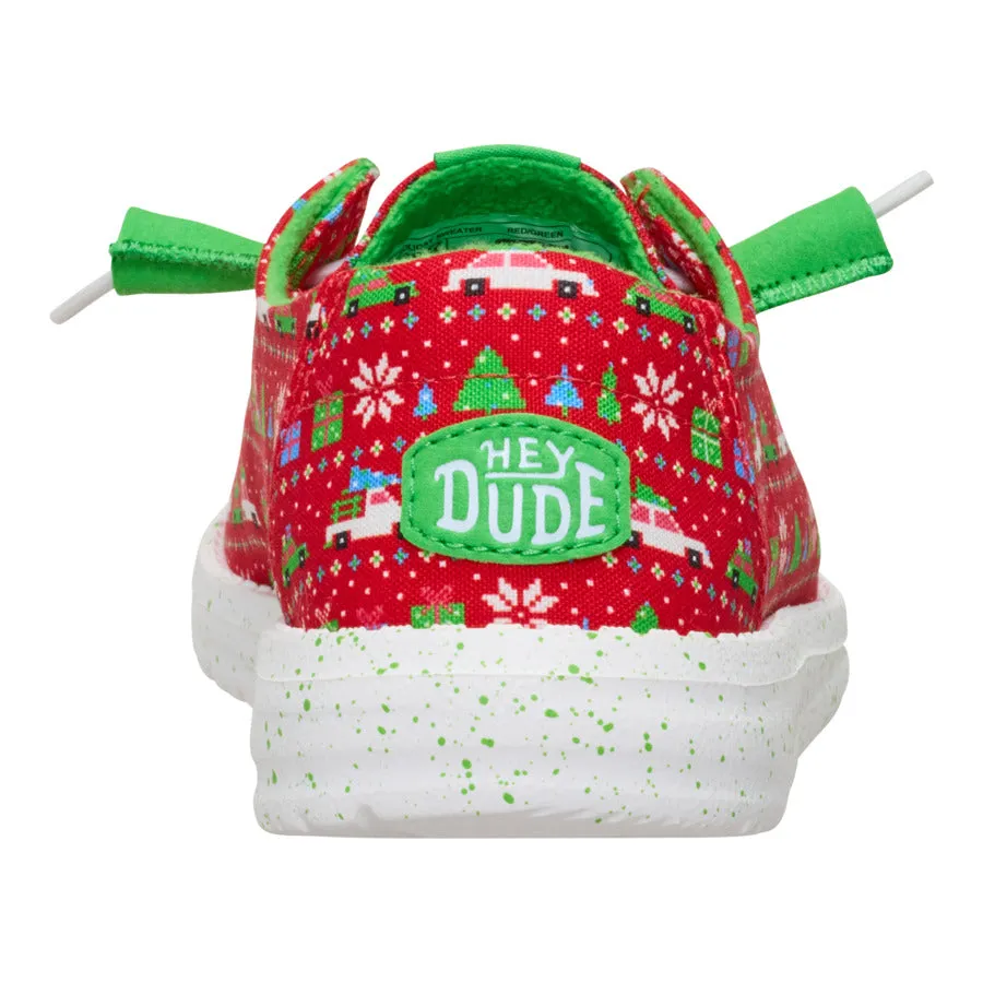 Wendy Holiday Sweater - Red/Green sold by Hey Dude product image thumbnail 5