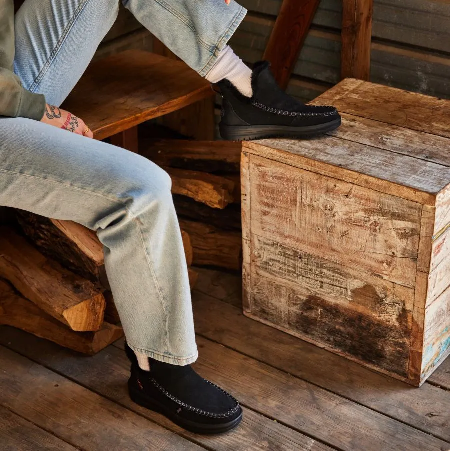 Camden Suede - Black/Black sold by Hey Dude product image thumbnail 2