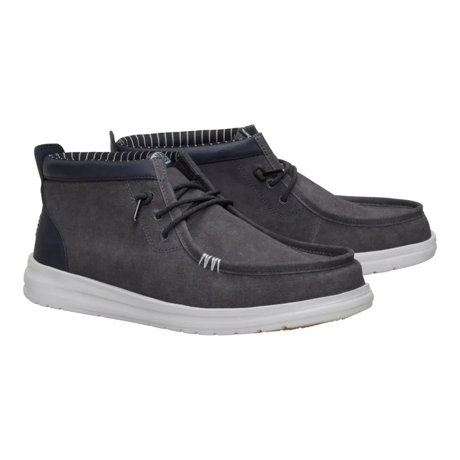 Wally Mid Gripr Vin Classic - Black Oyster/Black sold by Hey Dude product image thumbnail 2