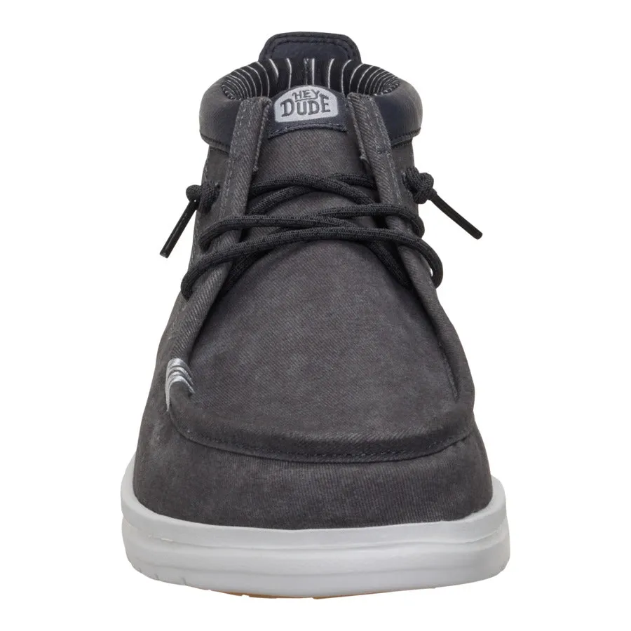 Wally Mid Gripr Vin Classic - Black Oyster/Black sold by Hey Dude product image thumbnail 4