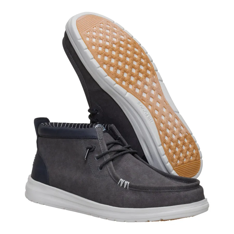 Wally Mid Gripr Vin Classic - Black Oyster/Black sold by Hey Dude product image thumbnail 3