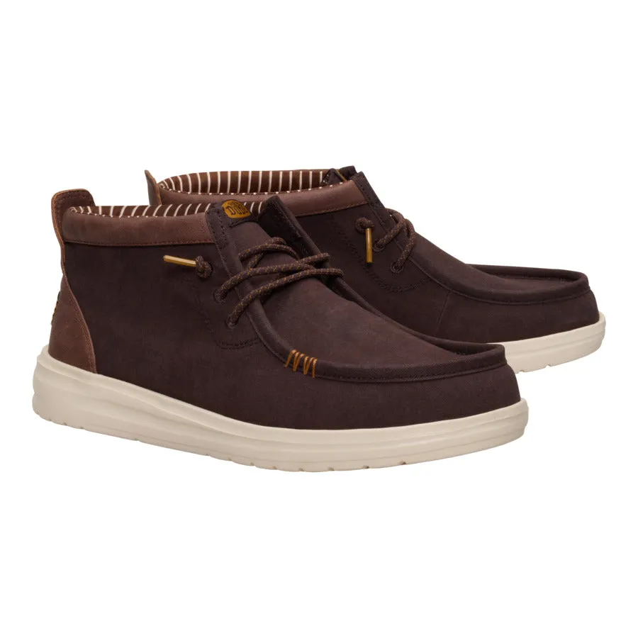 Wally Mid Gripr Vin Classic - Mole Brown/Downtown Brown sold by Hey Dude product image thumbnail 2